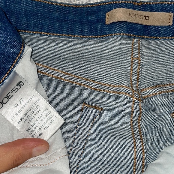 Joe's jeans high rise skinny ankle, Size 27.  Wore less then 5 times. - Picture 3 of 4